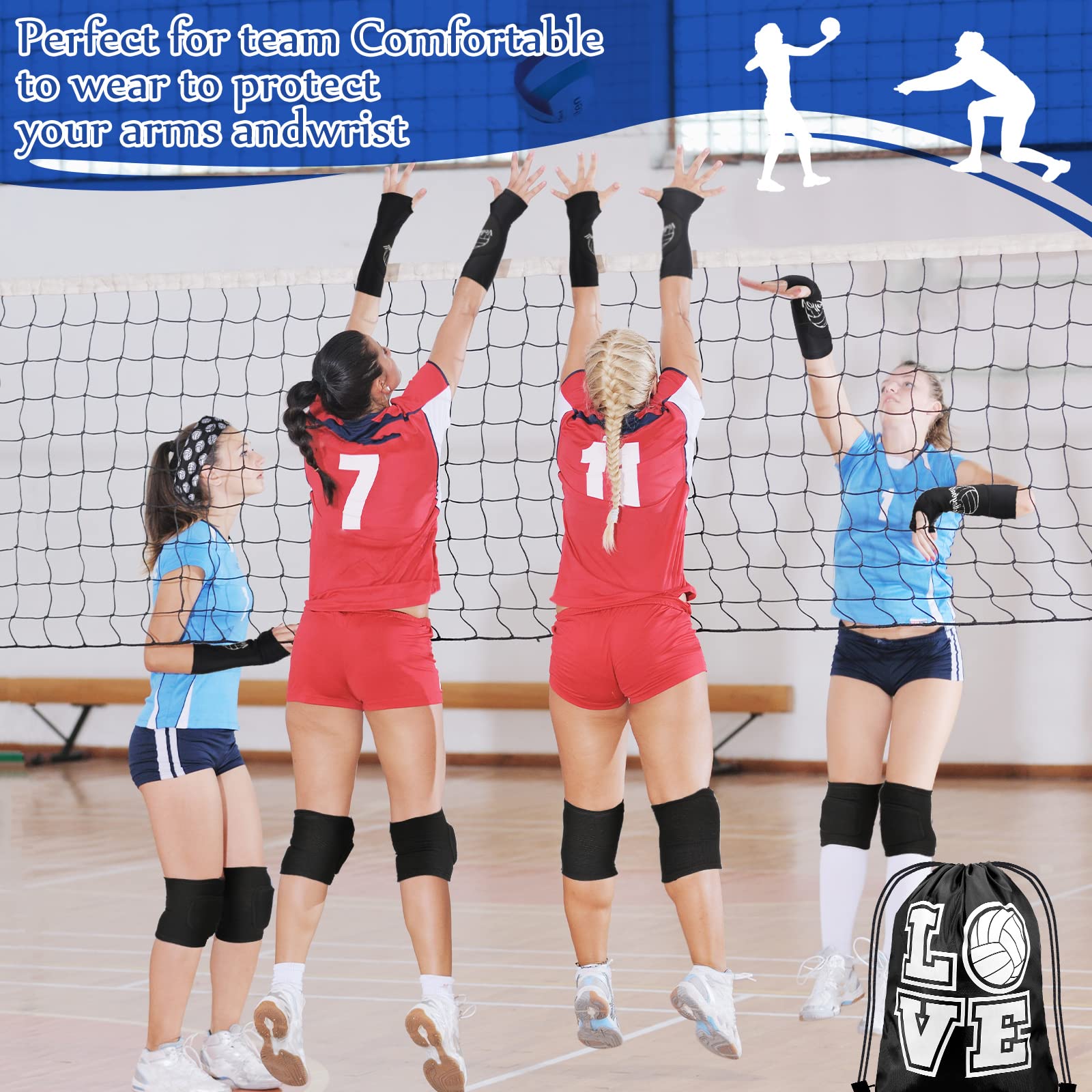 Foto 4 pulgar | Set De Accesorios De Voleibol Yinder Para Mujeres, Adolescentes Y Niñas - Venta Internacional.
