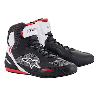 Foto 1 | Botas De Moto Alpinestars Faster-3 Rideknit Negro/blanco/rojo - Venta Internacional.