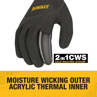 Foto 3 | Guante De Trabajo Dewalt Dpg737, Con Guante Térmico, Talla Xl - Venta Internacional.