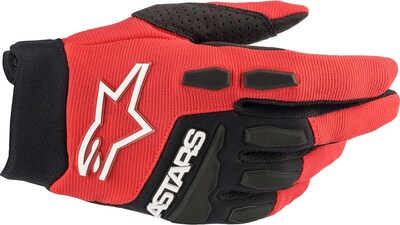 Foto 1 | Guantes Alpinestars Full Bore De Color Rojo Brillante Y Negro Para Adulto - Venta Internacional.