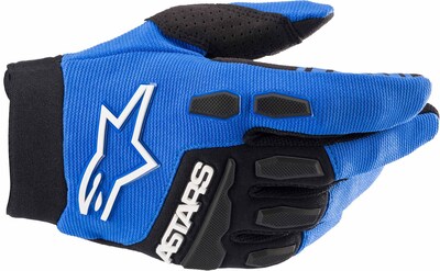 Foto 1 | Guantes Alpinestars Full Bore Para Jóvenes Y Niños, Azul/negro, Talla L - Venta Internacional.