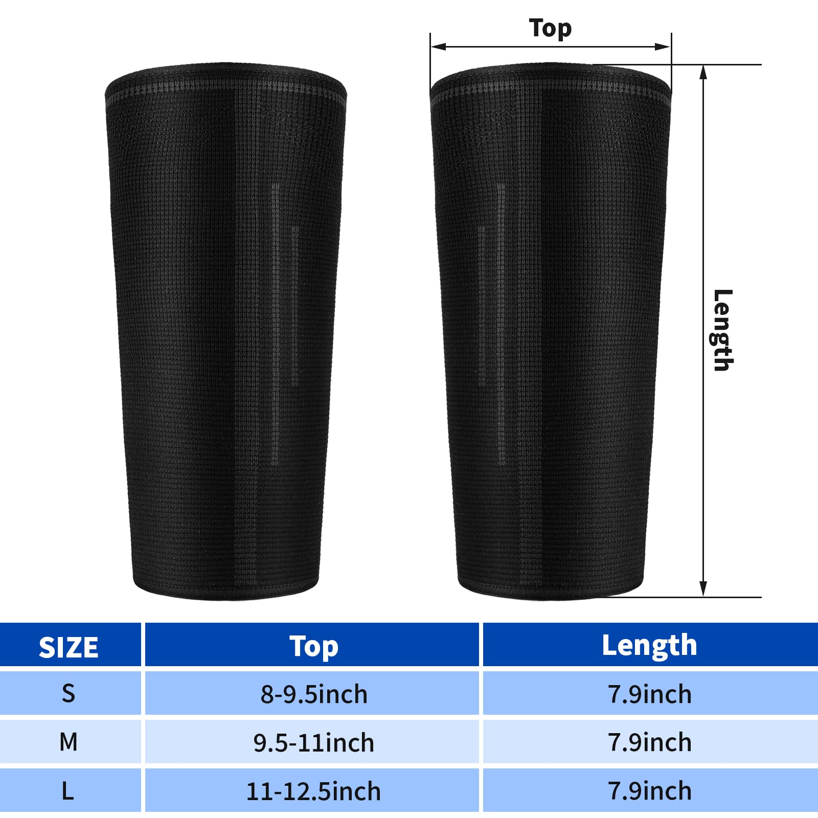 Foto 3 pulgar | Manguitos De Voleibol Sratte, 3 Pares, De Compresión, Negros - Venta Internacional.