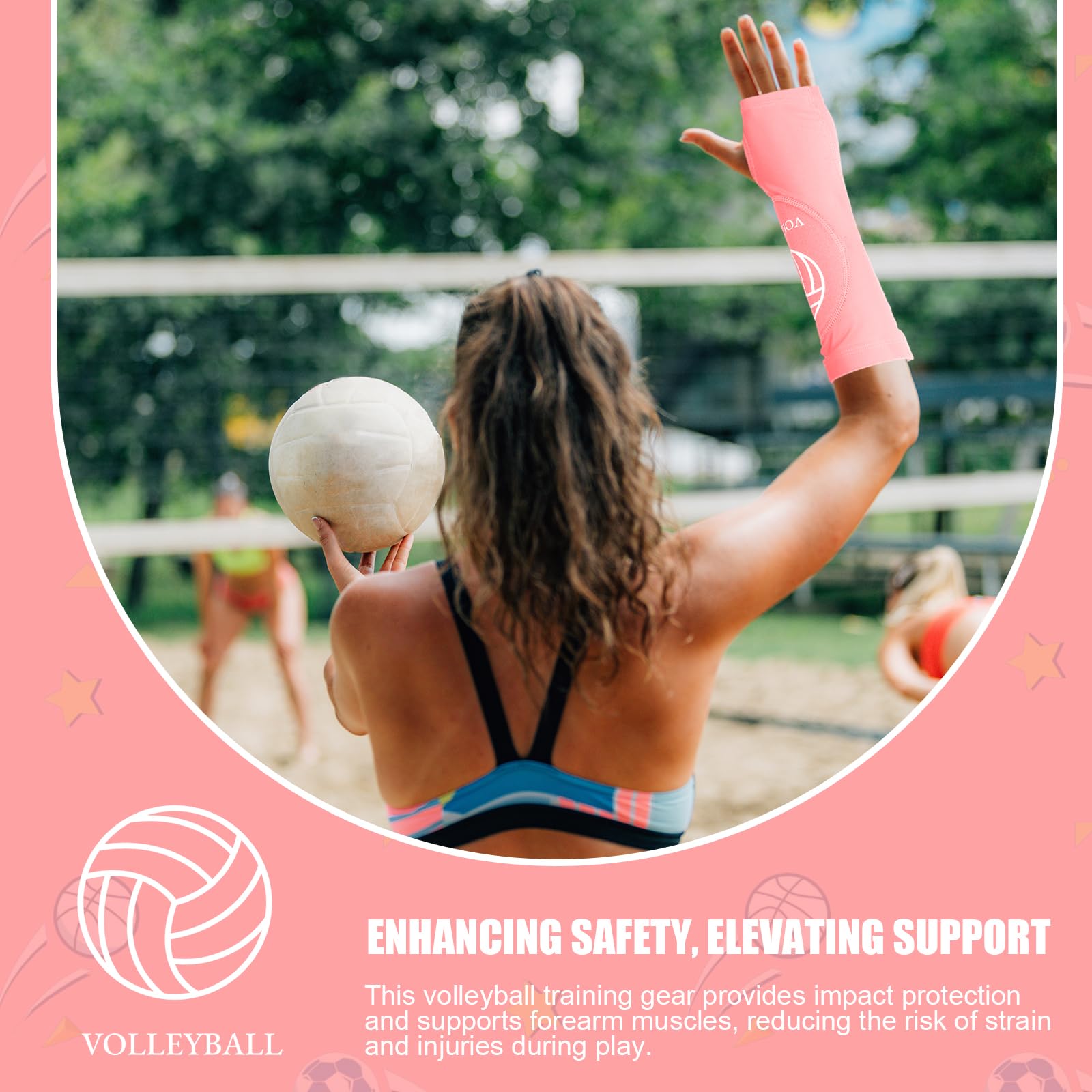 Foto 7 pulgar | Mangas De Voleibol Shappy Para Niños, Niñas Y Adolescentes - Venta Internacional.