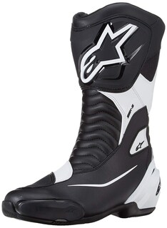 Foto 1 | Botín De Moto Alpinestars Negro Blanco Unisex - Venta Internacional.