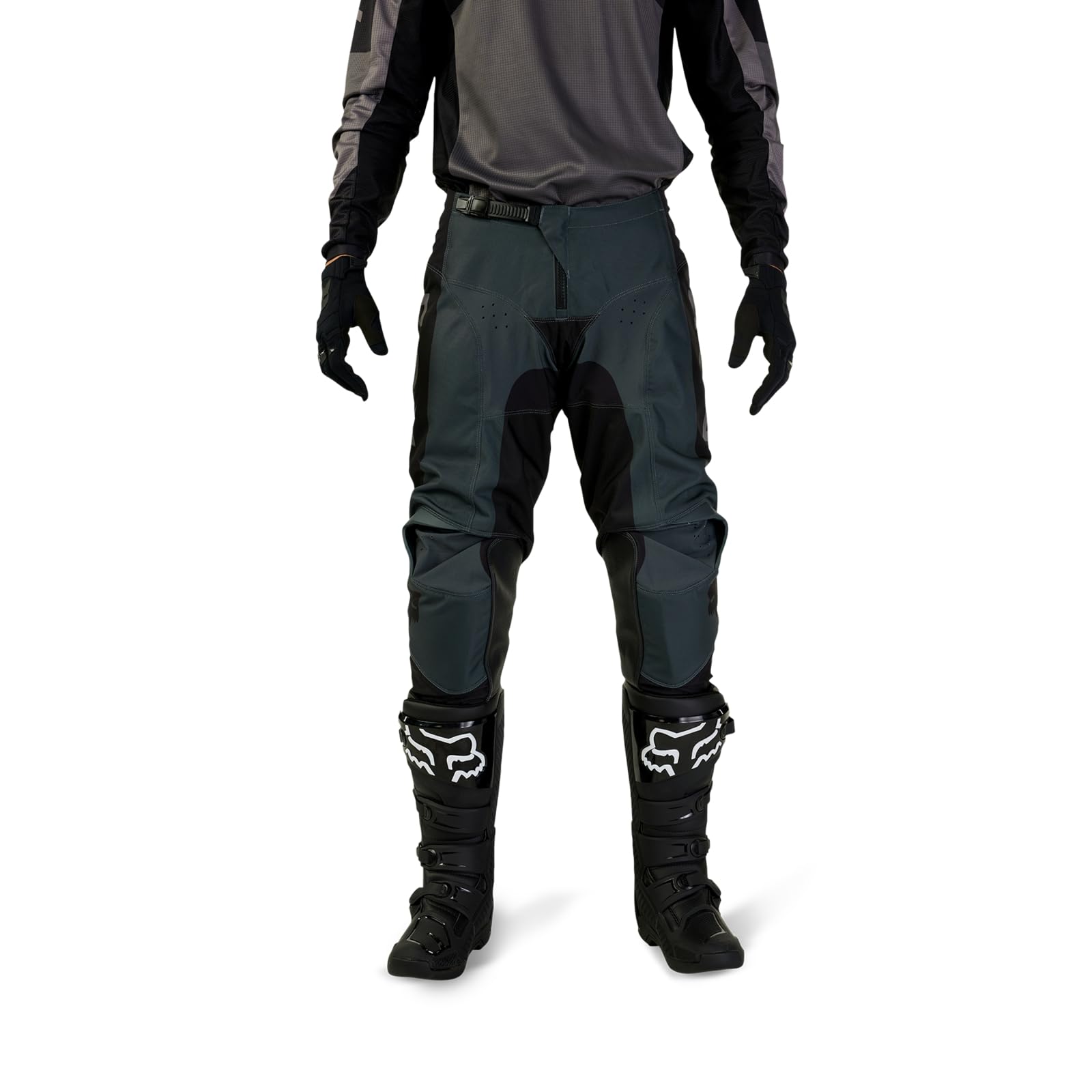 Pantalón De Motocross Fox Racing 180 Nitro Para Hombre, Color Negro/gris, Talla 30 - Venta Internacional.