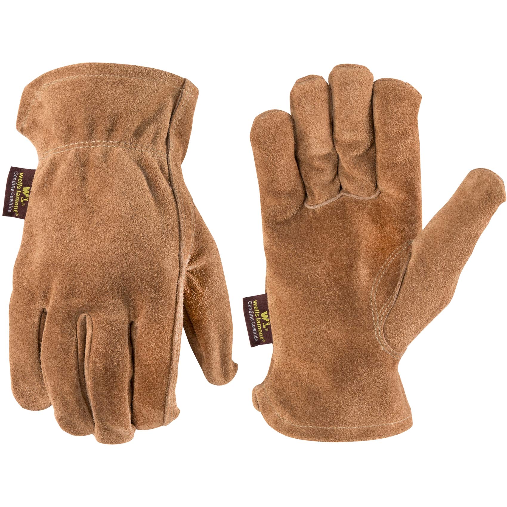 Foto 2 pulgar | Guantes De Trabajo Wells Lamont De Piel, Gamuza, Piel De Vacuno, Marrón, Xl - Venta Internacional.