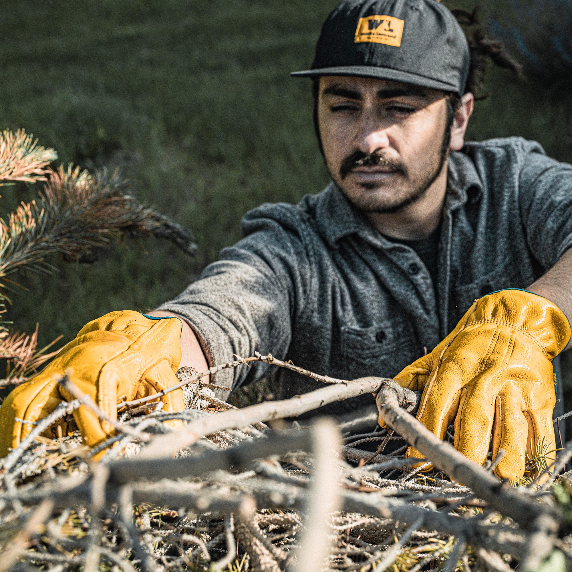 Foto 4 pulgar | Guantes De Trabajo Wells Lamont Slip-on Hydrahyde De Piel Completa - Venta Internacional.