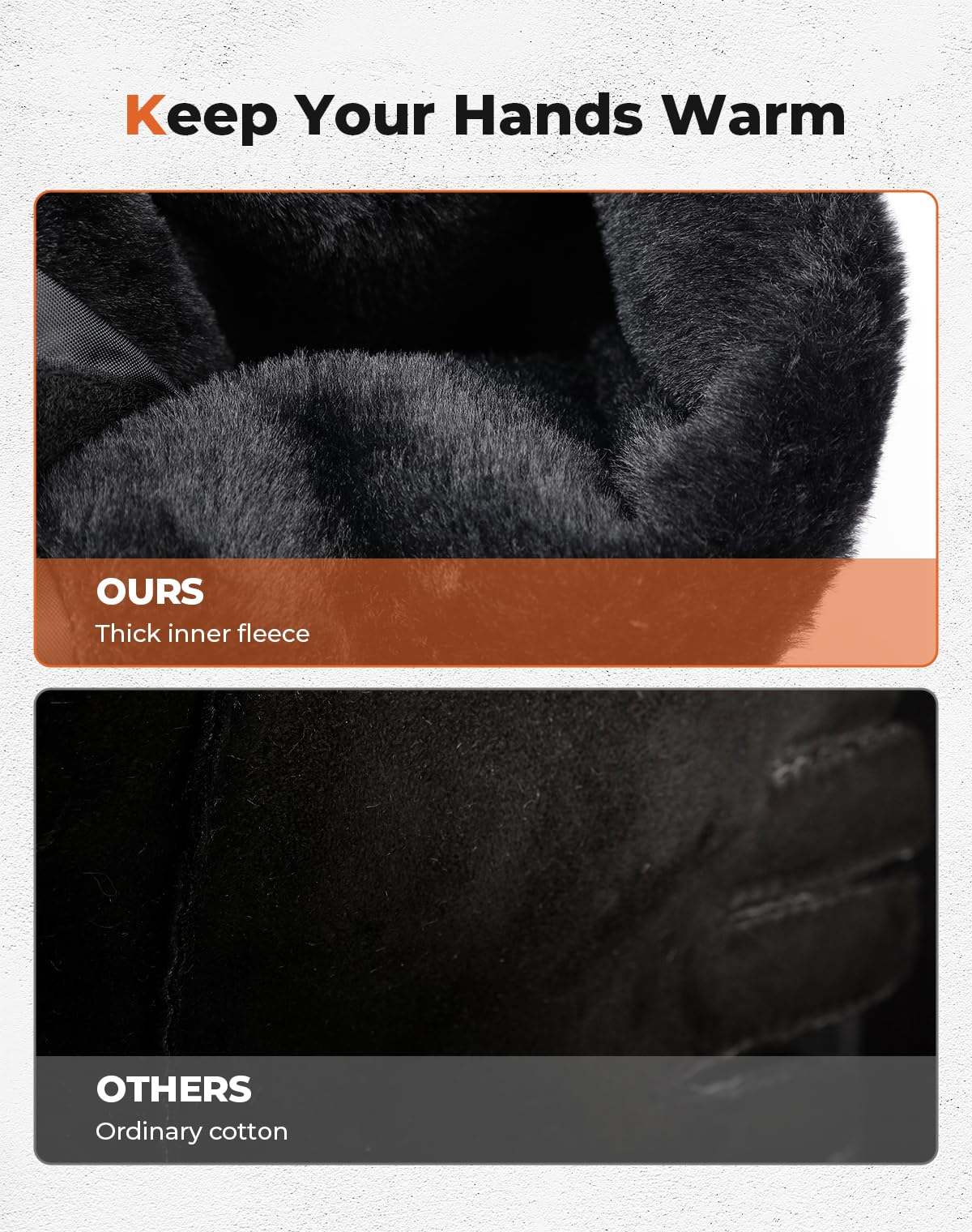 Foto 4 pulgar | Guantes De Manillar Para Moto De Nieve Kemimoto Universal Atv Muffs Negros - Venta Internacional.