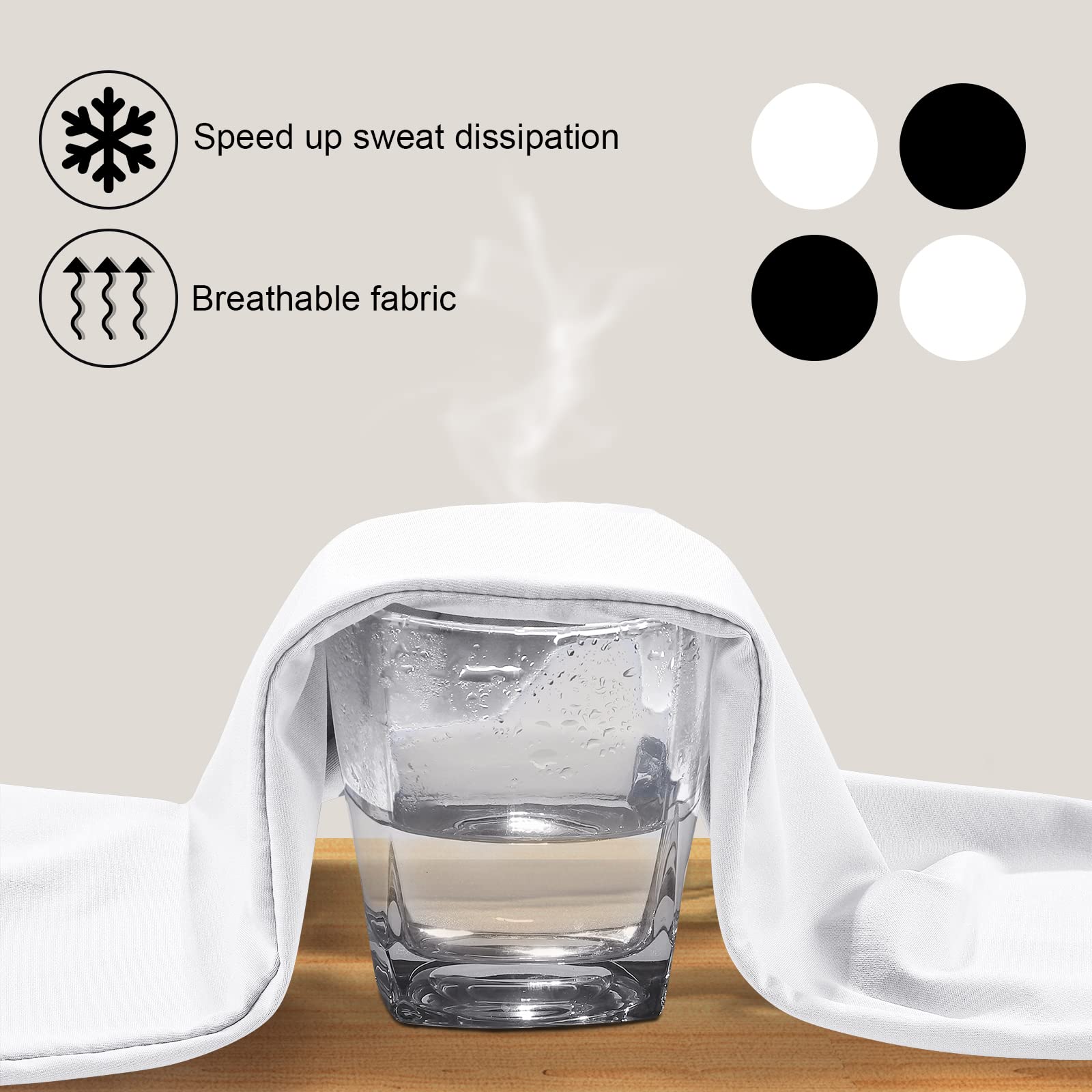 Foto 5 pulgar | Manguitos Satinior  Refrigerantes  Antirayos Uv  Para Mujer  4 Pares - Venta Internacional.