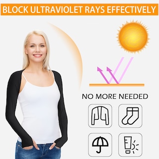 Foto 5 | Manguitos Satinior Refrigerantes Antirayos Uv Para Mujer 4 Pares - Venta Internacional.