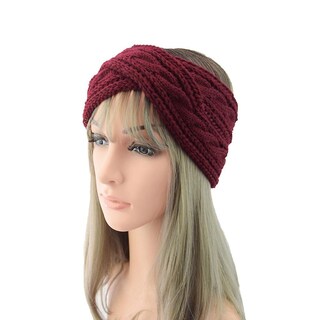 Foto 2 | Diadema Térmica De Lana Tejida A Mano A La Moda Para Mujer - Venta Internacional.