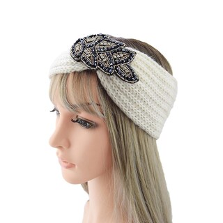 Foto 2 | Diadema Moderna Para Mujer Tejida A Mano En Lana Térmica - Venta Internacional.