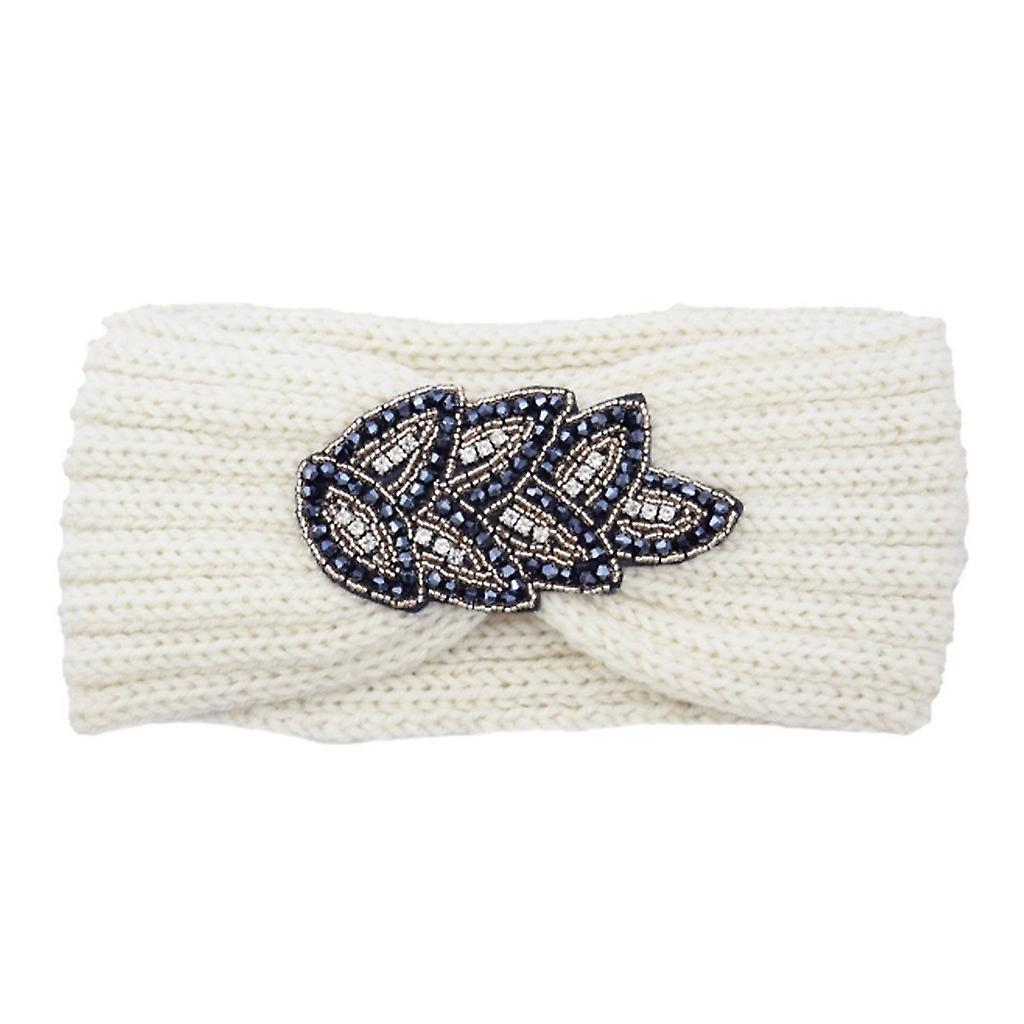 Foto 2 pulgar | Diadema Moderna Para Mujer Tejida A Mano En Lana Térmica - Venta Internacional.