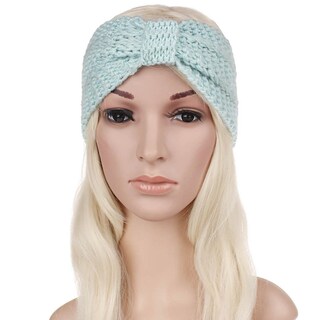 Foto 4 | Diadema Huoguo Tejida De Lana Elástica Hecha A Mano Para Mujer - Venta Internacional.