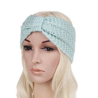 Foto 5 | Diadema Huoguo Tejida De Lana Elástica Hecha A Mano Para Mujer - Venta Internacional.
