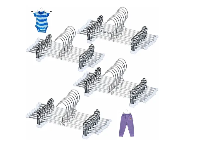 Foto 1 | Perchas Xtellar Ganchos Para Ropa Acero Inoxidable