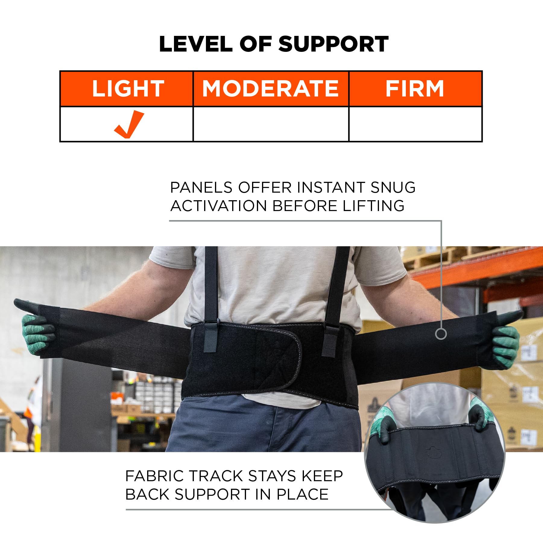Foto 4 pulgar | Soporte Para Espalda Ergodyne Proflex Economy Elastic - Venta Internacional.