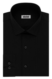Foto 3 | Camisa De Vestir Kenneth Cole Unlisted Para Hombres Grandes Y Altos, Negra 19n - Venta Internacional.