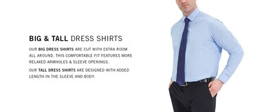 Foto 4 | Camisa De Vestir Kenneth Cole Unlisted Big And Tall Para Hombre, Color Negro - Venta Internacional.