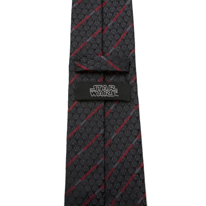 Foto 3 pulgar | Corbata Puentes Denver Darth Vader Starwars color Negro con Detalles Rojos Slim Fit