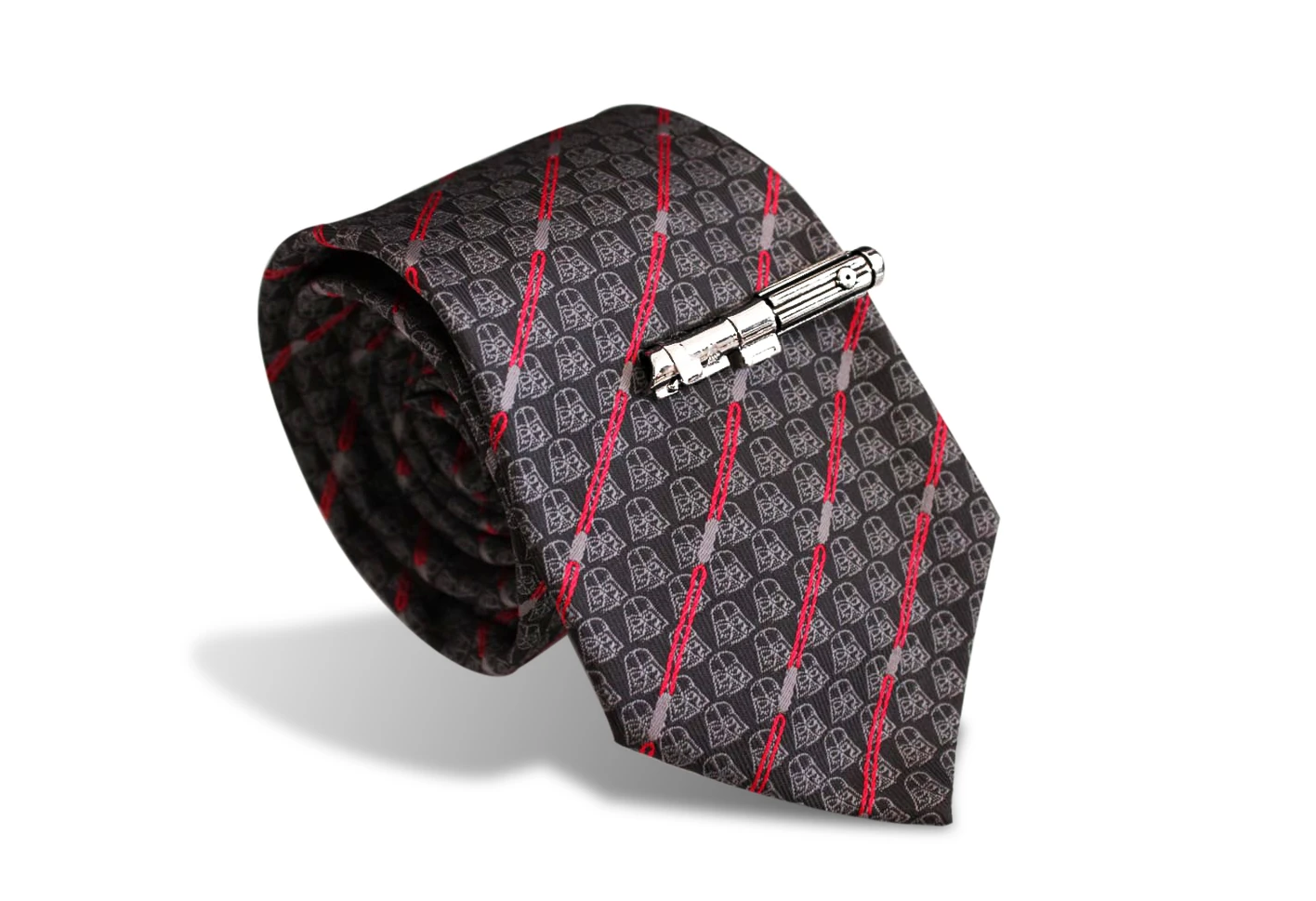 Foto 5 | Corbata Puentes Denver Darth Vader Starwars color Negro con Detalles Rojos Slim Fit