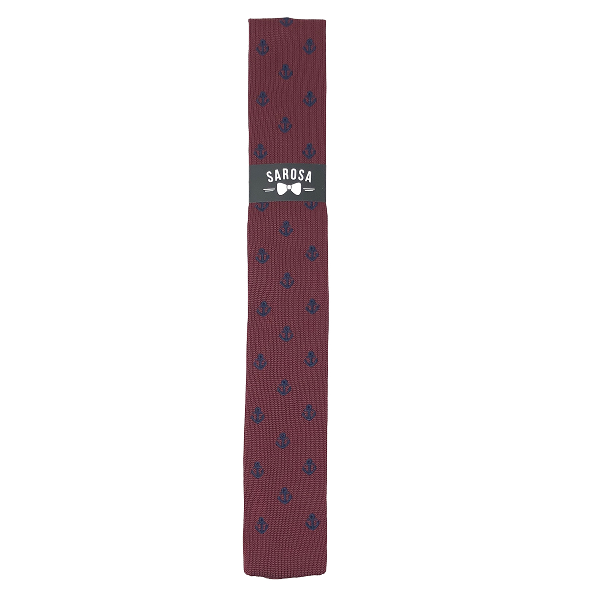 Foto 5 | Corbata Bordada Sarosa C17 color Vino