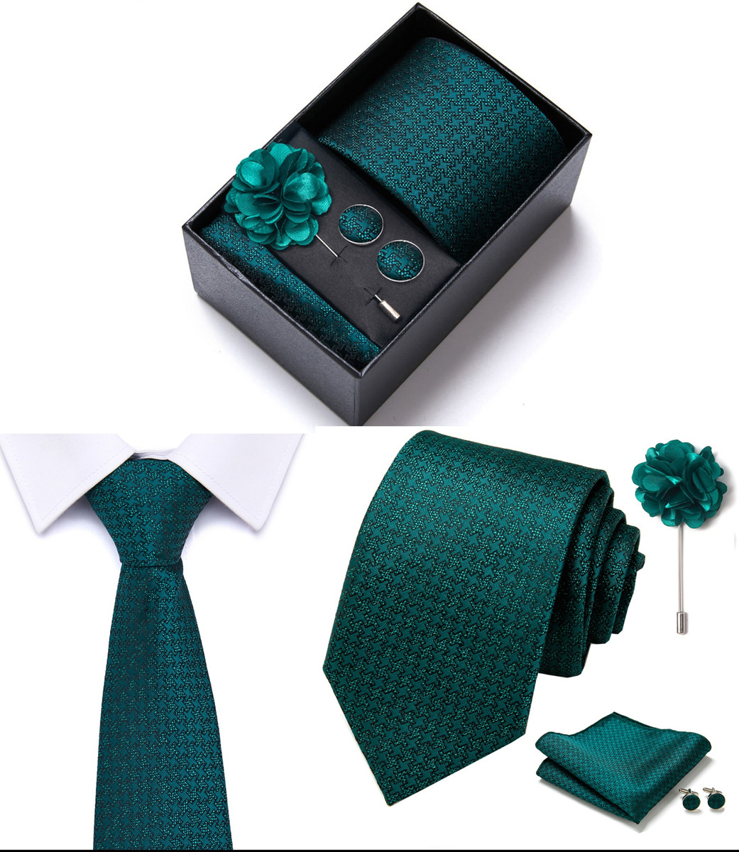 Foto 2 | Kit de Corbata Wünd Verde con Accesorios para Hombre