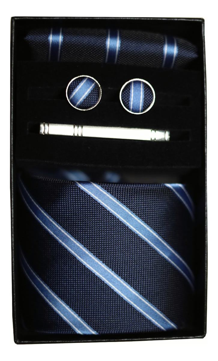 Foto 2 | Corbata con Pañuelo y Mancuernillas Wünd 5 Piezas para Hombre