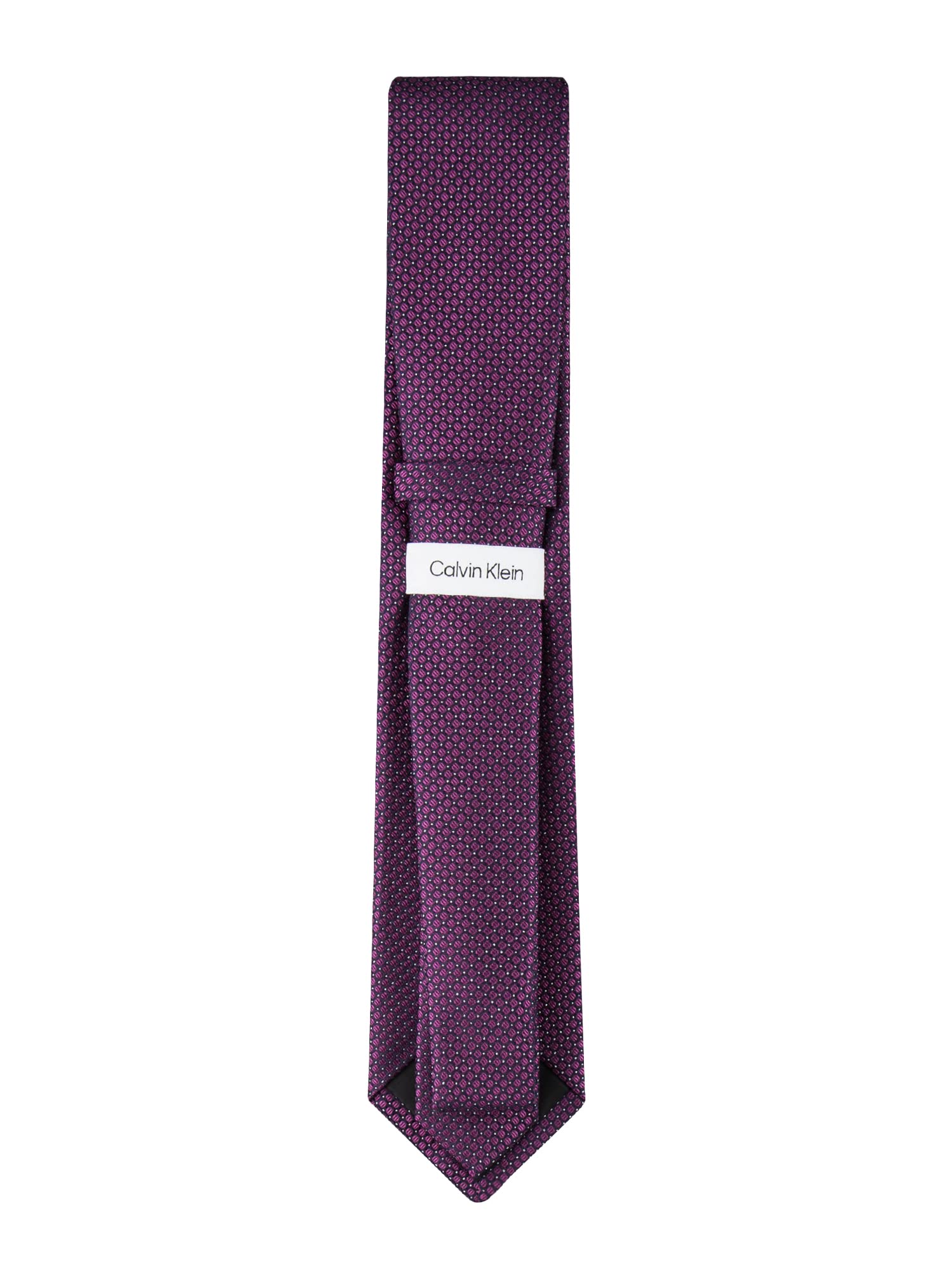 Foto 4 pulgar | Corbata Calvin Klein Steel Micro Solid Berry - Venta Internacional