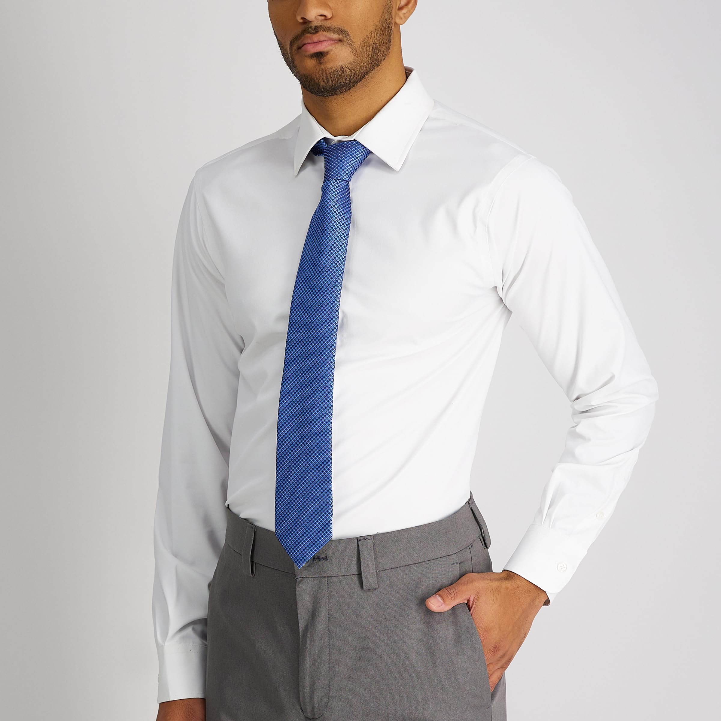 Foto 4 | Corbata Calvin Klein Steel Micro Solid - Venta Internacional