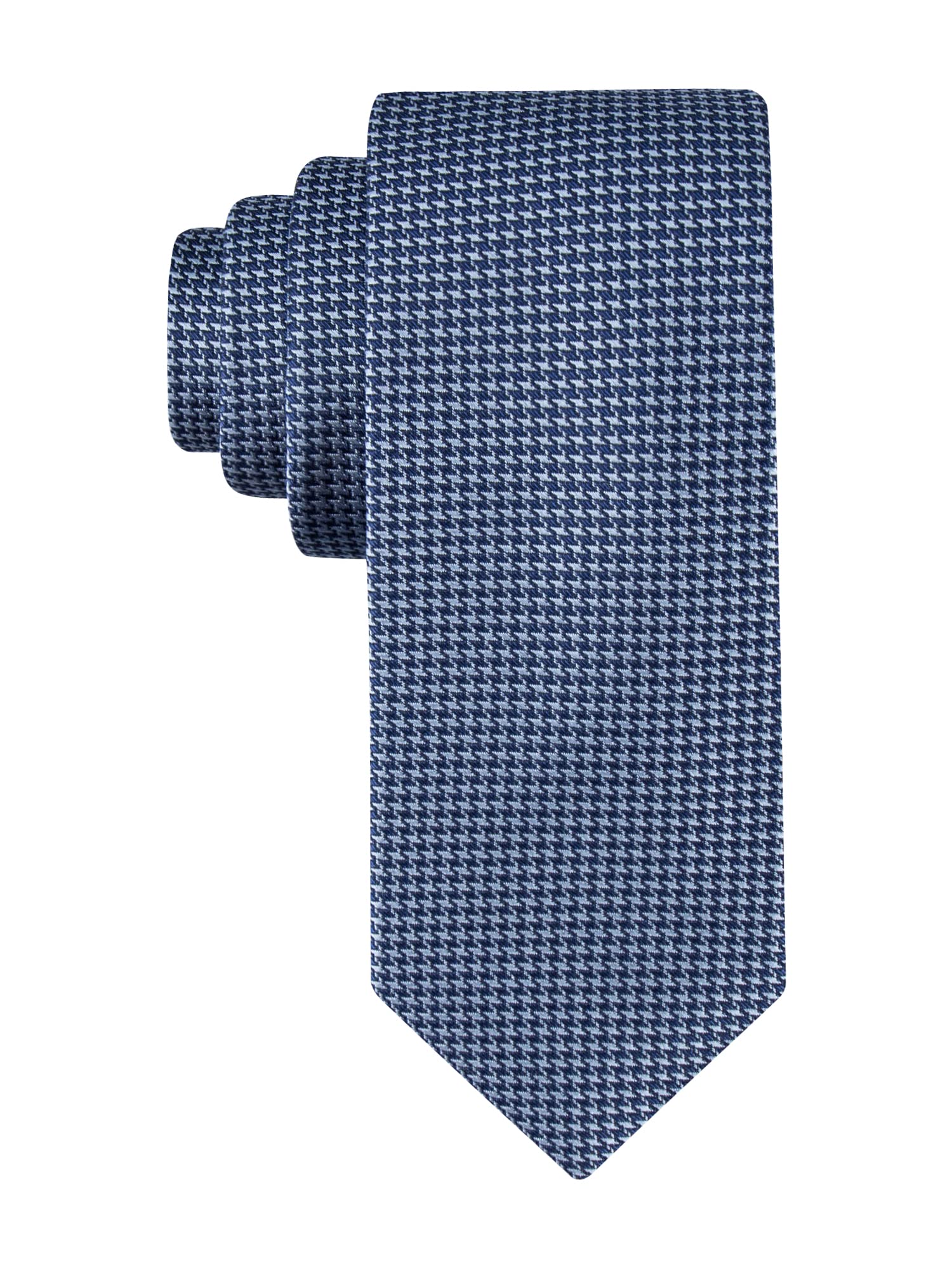 Corbata Calvin Klein Indigo Houndstooth - Venta Internacional