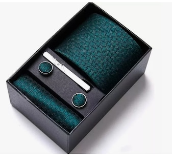 Foto 2 | Juego De Hombr Corbata Clips De Corbata De Moño Gemelos Color Verde Wünd