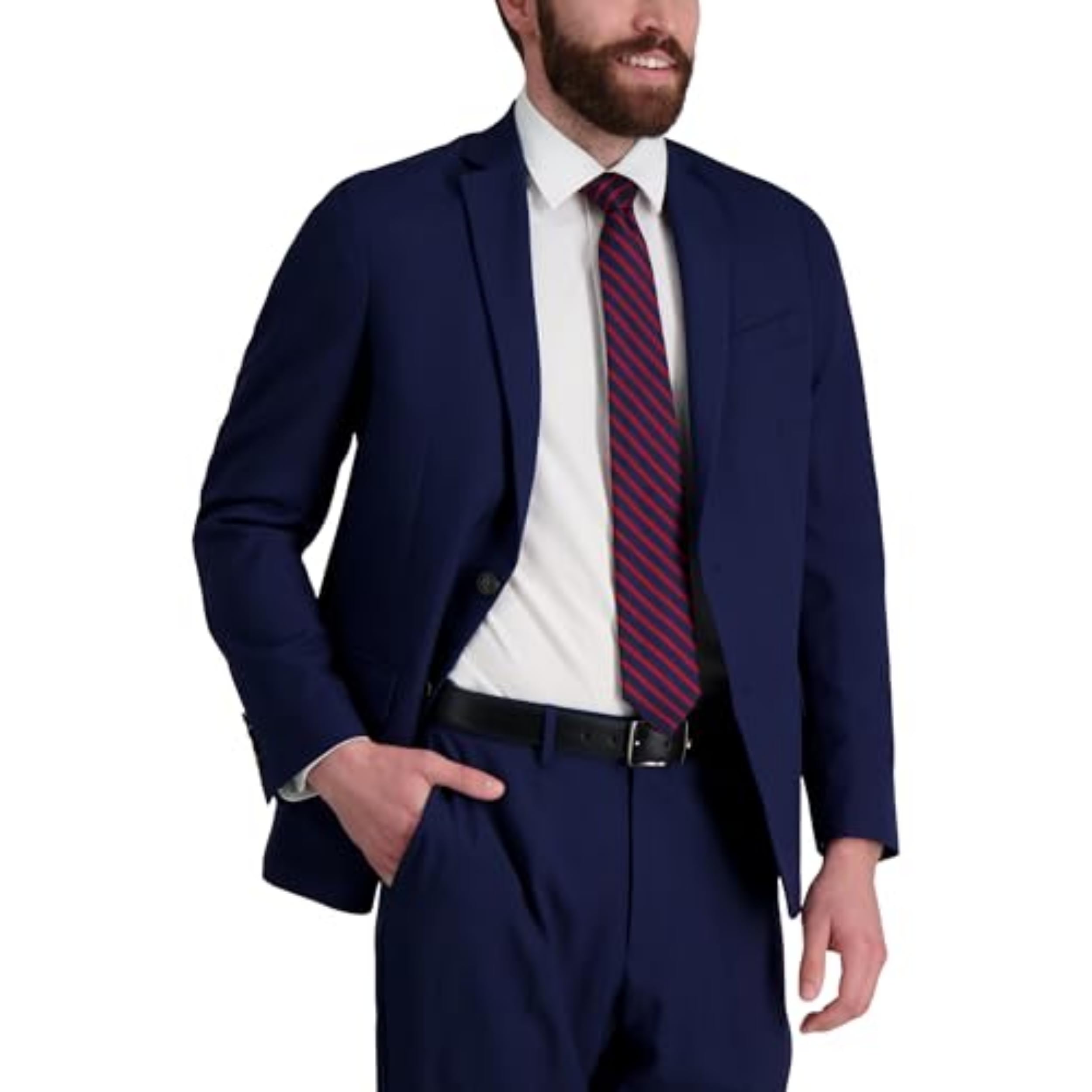 Foto 5 pulgar | Corbata Tommy Hilfiger Oxford Rib Stripe Para Hombre, Color Rojo - Venta Internacional.