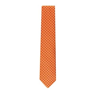 Foto 2 | Corbata Tommy Hilfiger Core Neat Ii Para Hombre, Color Naranja Y Seda - Venta Internacional.