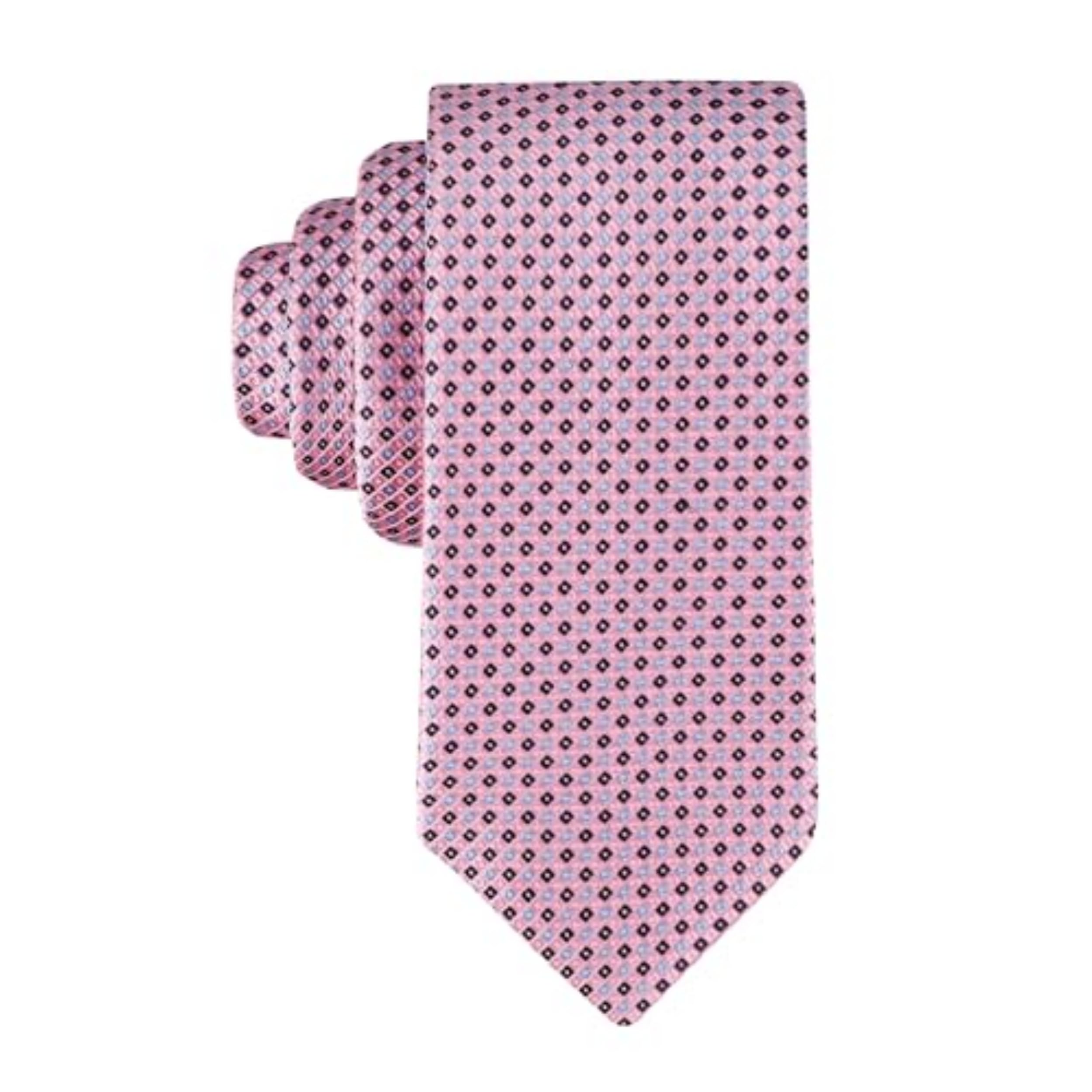 Corbata Tommy Hilfiger Core Micro Dot Silk Poliéster Rosa Hombre - Venta Internacional.