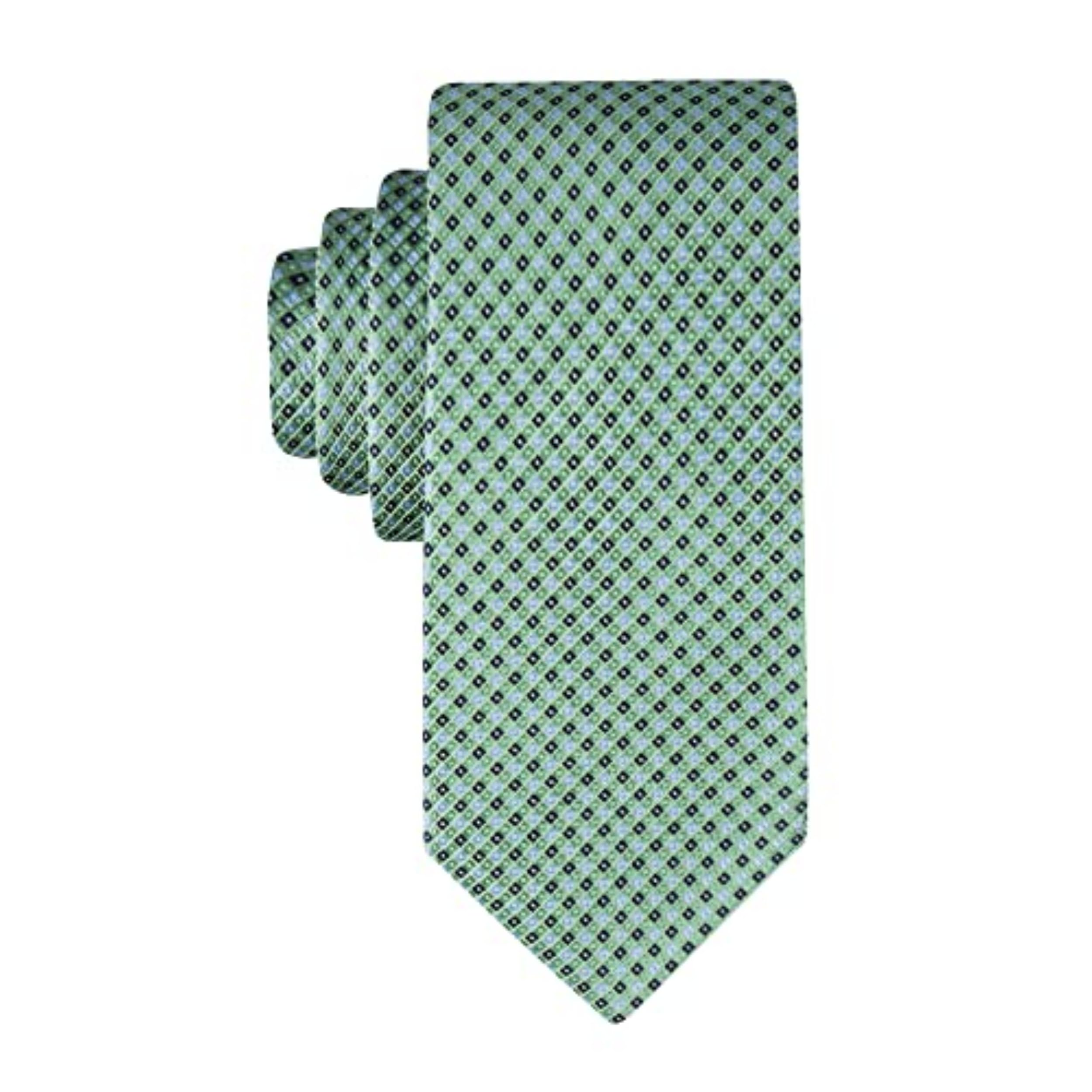 Corbata Tommy Hilfiger Core Micro Green Silk Woven Para Hombre - Venta Internacional.