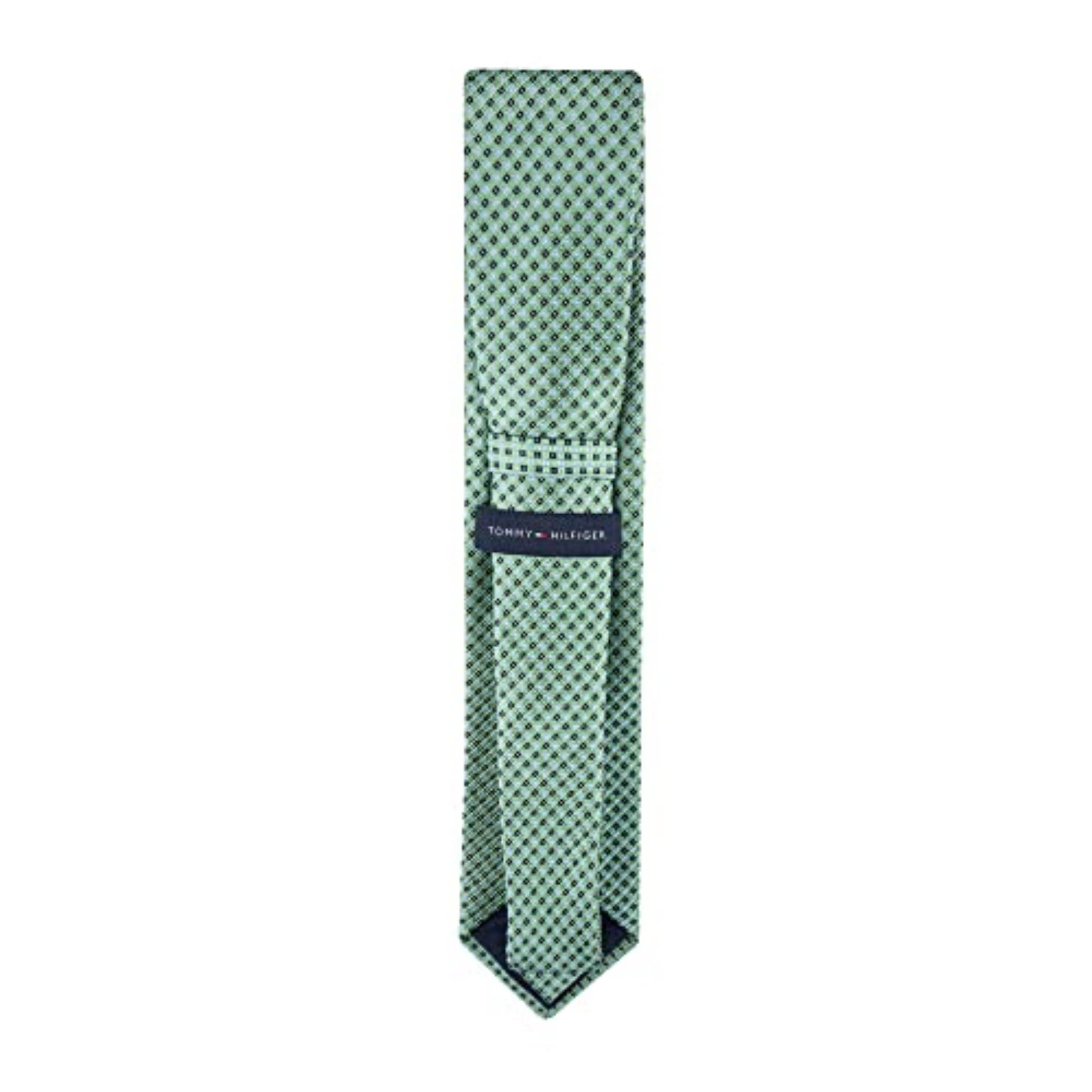 Foto 4 pulgar | Corbata Tommy Hilfiger Core Micro Green Silk Woven Para Hombre - Venta Internacional.