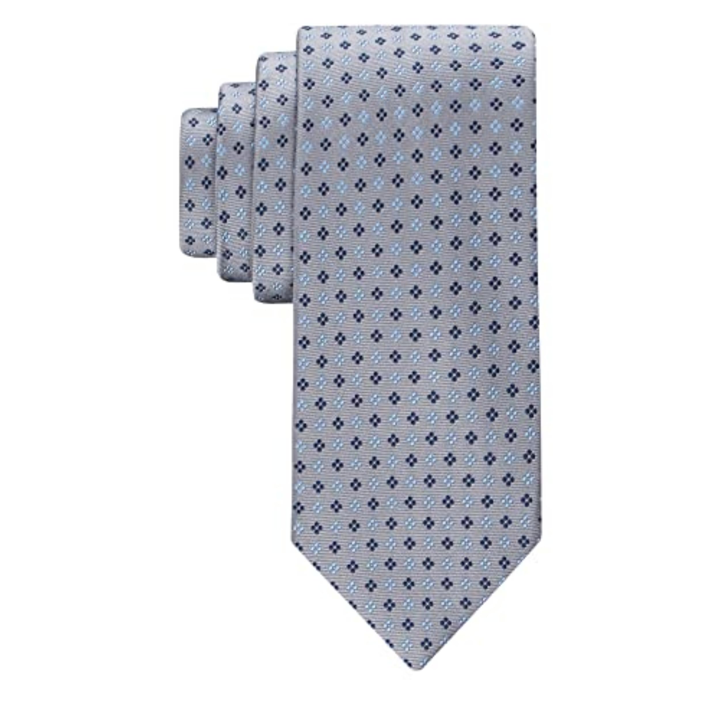 Foto 1 | Corbata Tommy Hilfiger Core Neat Ii Para Hombre, Color Plateado - Venta Internacional.
