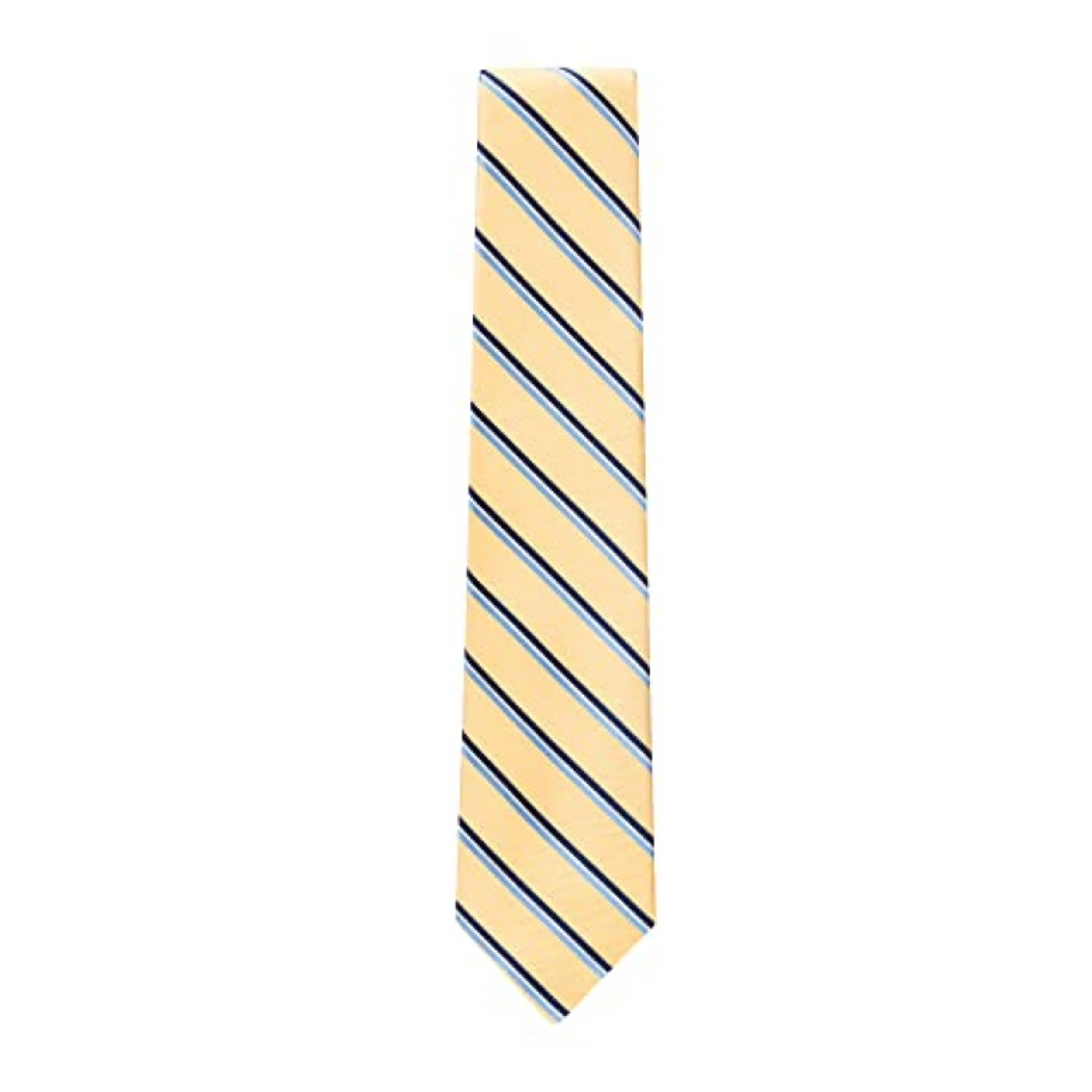 Foto 3 pulgar | Corbata Tommy Hilfiger A Rayas Amarillas Para Hombre, 8 Cm De Ancho - Venta Internacional.