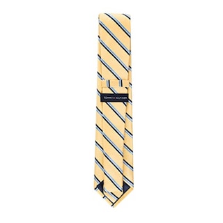Foto 3 | Corbata Tommy Hilfiger A Rayas Amarillas Para Hombre, 8 Cm De Ancho - Venta Internacional.