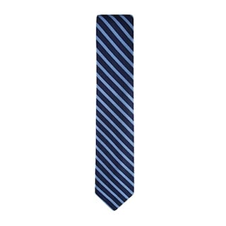 Foto 2 | Corbata Tommy Hilfiger Oxford Rib Stripe Para Hombre, Azul Marino - Venta Internacional.