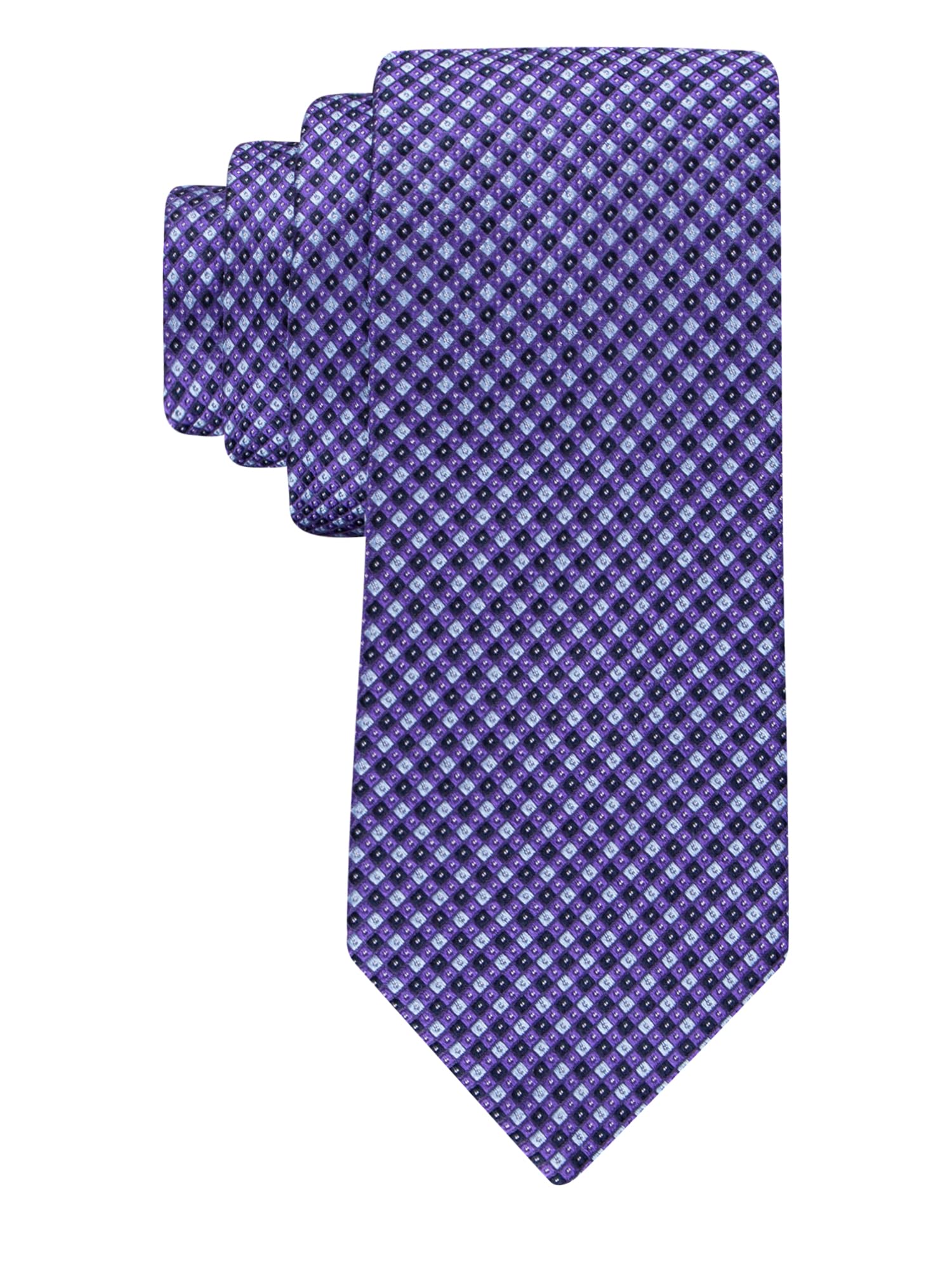 Foto 2 pulgar | Corbata Tommy Hilfiger Core Micropúrpura Tejida En Seda - Venta Internacional.