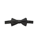 Pajarita Tommy Hilfiger Core Solid Para Hombre Tejida En Seda Negra - Venta Internacional.