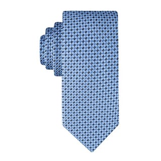 Foto 1 | Corbata Tommy Hilfiger Core Microazul Tejida En Seda Para Hombre - Venta Internacional.