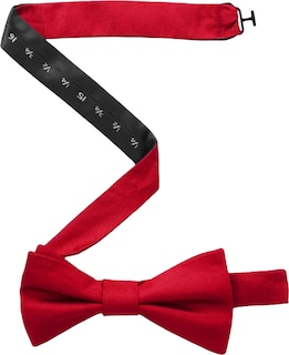 Foto 2 | Pajarita Tommy Hilfiger Core Solid Para Hombre, Color Rojo, Poliéster Y Seda - Venta Internacional.