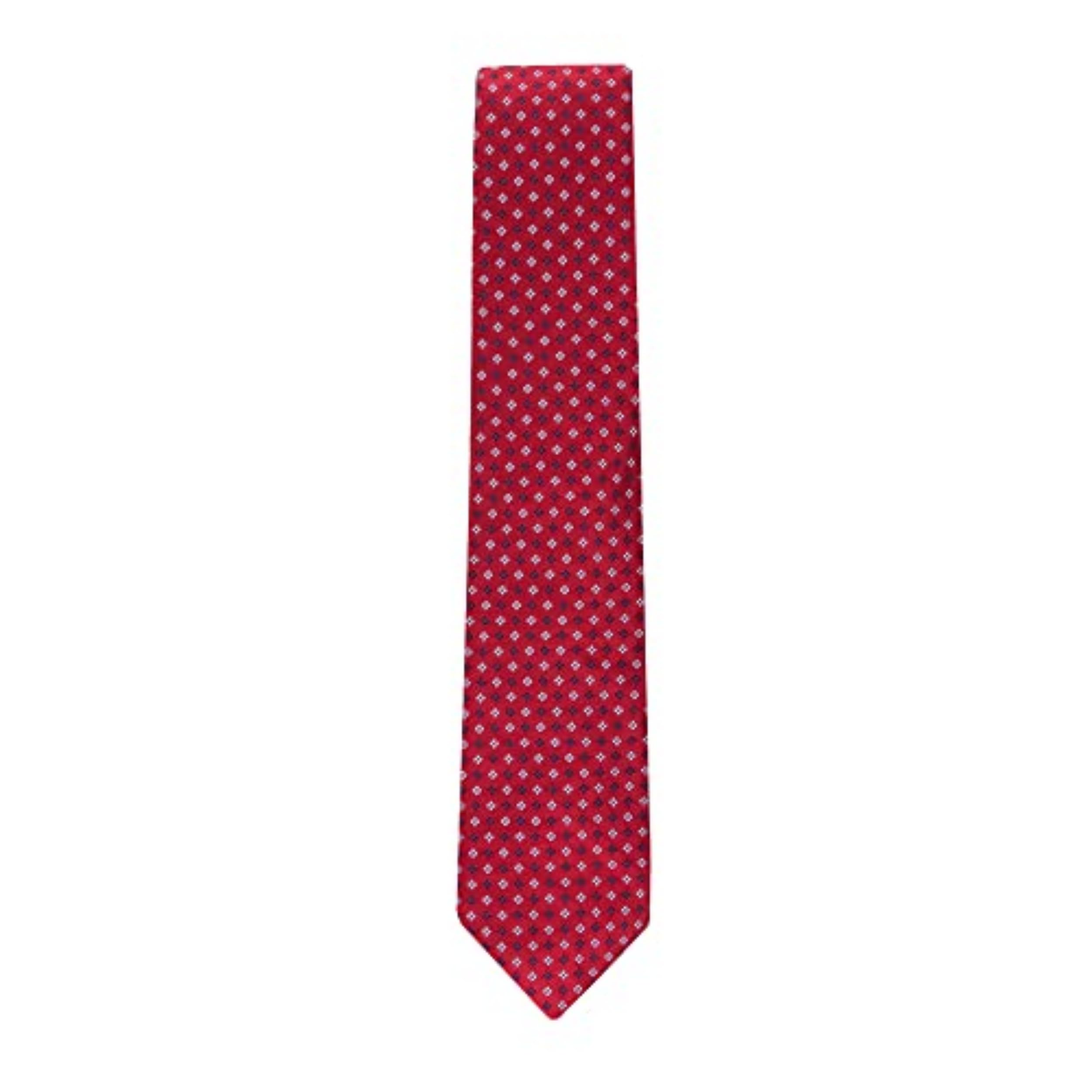 Foto 3 pulgar | Corbata Tommy Hilfiger Core Neat Ii para Hombre Tejida en Seda Roja - Venta Internacional