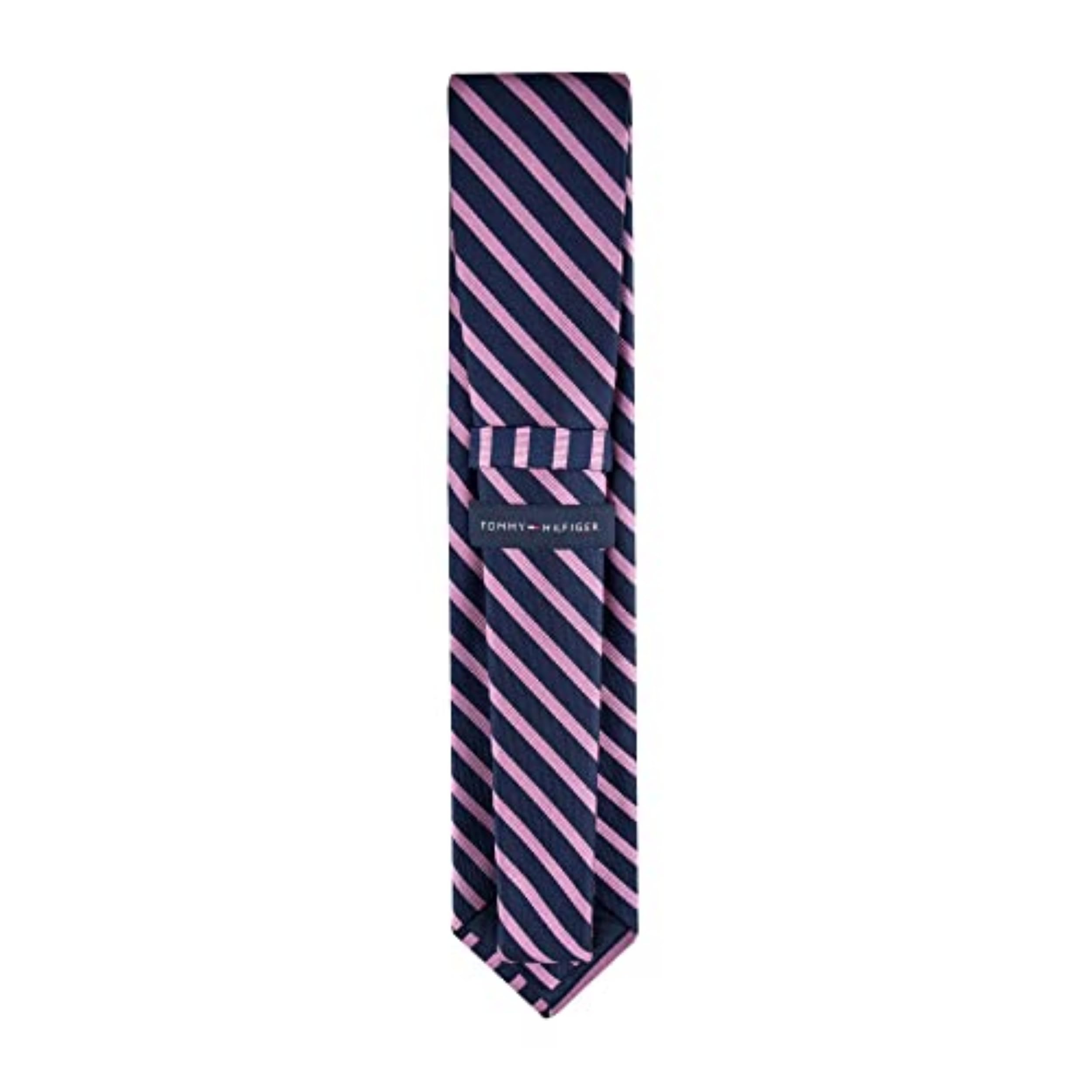 Foto 4 pulgar | Corbata Tommy Hilfiger Para Hombre Con Diseño Básico Y Rayas Exóticas, Color Rosa Claro - Venta Internacional.