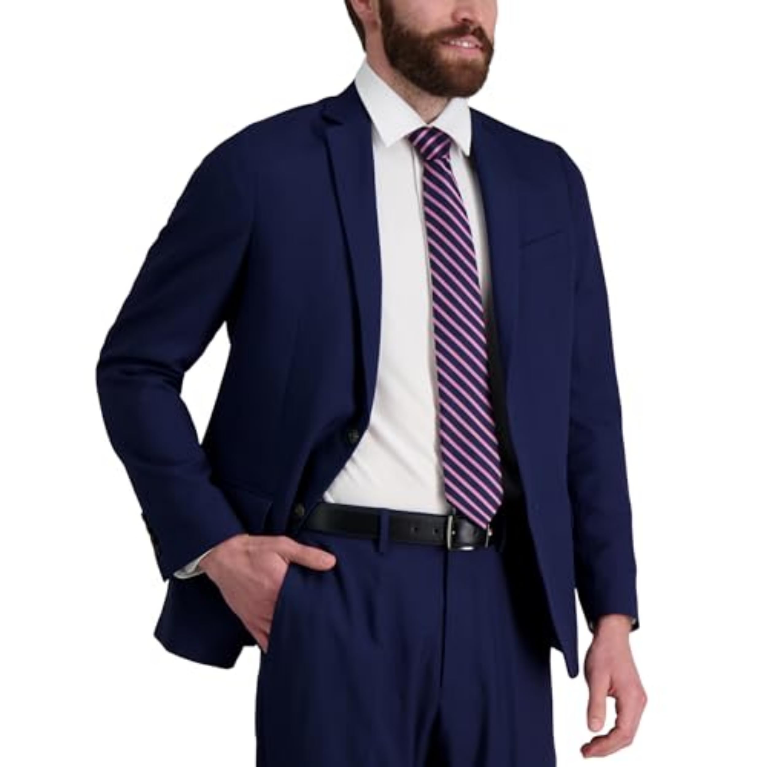 Foto 5 pulgar | Corbata Tommy Hilfiger Para Hombre Con Diseño Básico Y Rayas Exóticas, Color Rosa Claro - Venta Internacional.