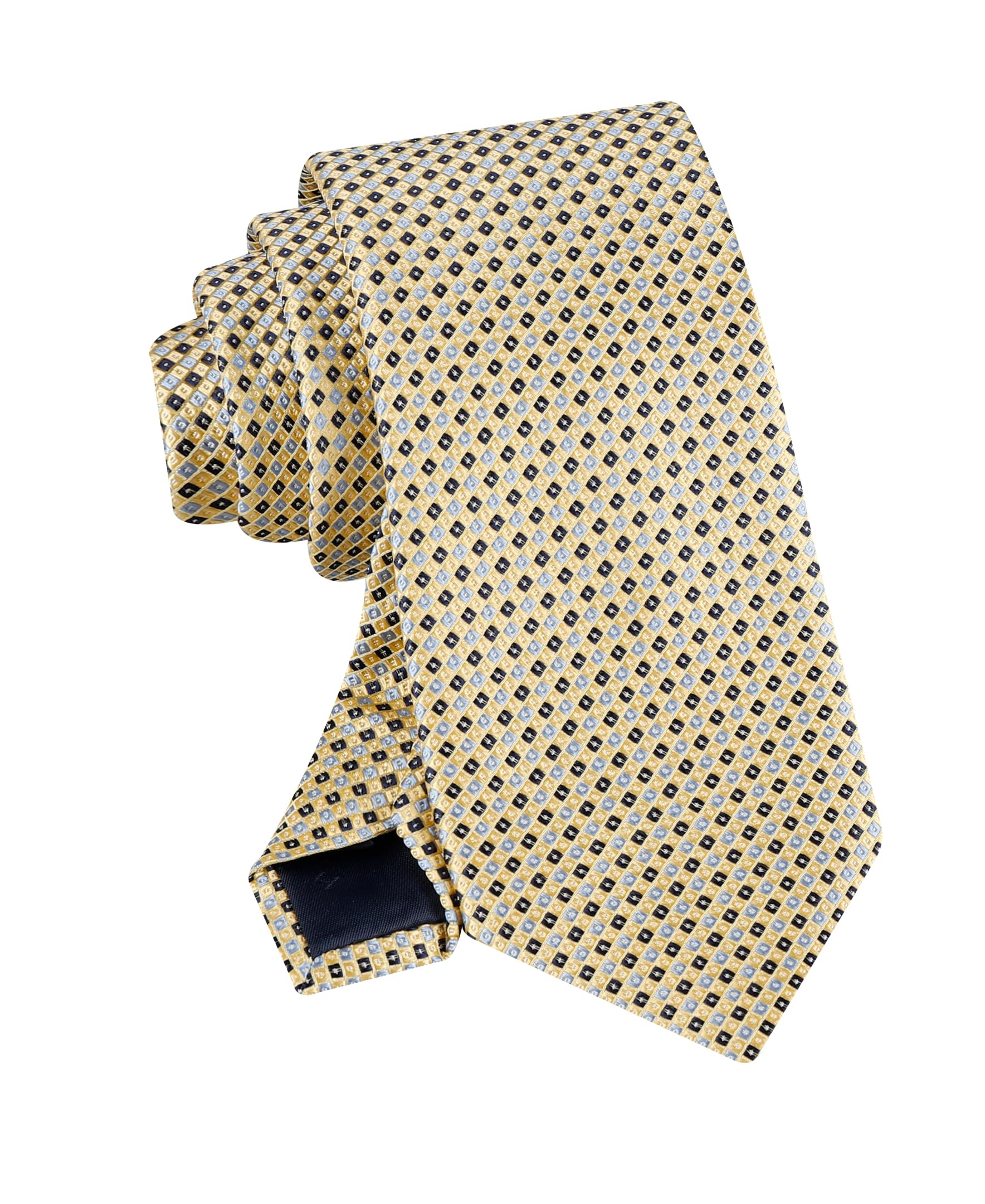 Foto 5 pulgar | Corbata Tommy Hilfiger Core Micro Dot de Seda/Poliéster Amarilla - Venta Internacional