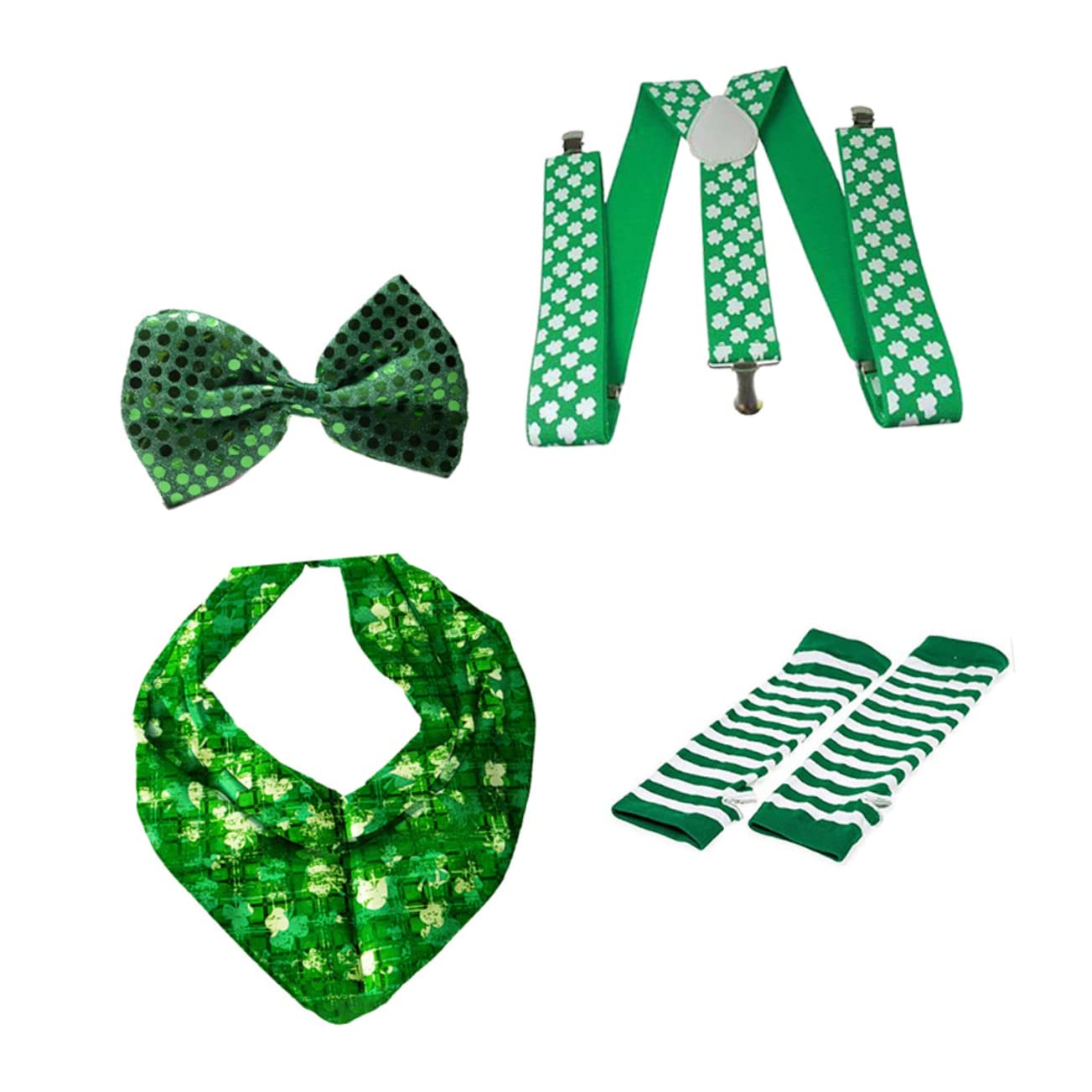 Foto 2 pulgar | Set De Accesorios Para Disfraces Feltechelectr, Día De San Patricio, Color Verde - Venta Internacional.